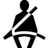 Pictograms aem wear fasten seat belt point icon 48x48