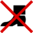 Pictograms aem do not put foot in this area icon 48x48
