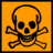 Pictograms hazard signs toxic icon 48x48