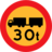 Pictograms road signs truck sign icon 48x48