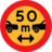 Pictograms road signs between cars sign icon 48x48
