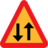 Pictograms road signs arrowup arrowdown directional sign icon 48x48