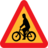 Pictograms road signs bicycles roadsign icon 48x48