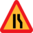 Pictograms road signs roadlayout sign icon 48x48