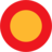 Pictograms road signs simple round sign icon 48x48