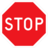 Pictograms road signs stop sign icon 48x48