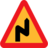 Pictograms road signs swedish roadsign icon 48x48