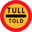 Pictograms road signs tull told sign icon 48x48