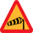 Pictograms road signs windsock pointing left sign icon 48x48