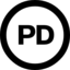 Licenses cc pd public domain icon 64x64