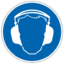 Pictogram din ear protection icon 64x64