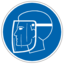 Pictogram din face protection icon 64x64