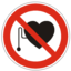 Pictogram din people with pacemakers icon 64x64
