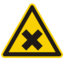 Pictogram din noxious or irritating materials icon 64x64