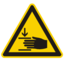 Pictogram din rish of hand injury icon 64x64