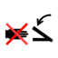 Pictograms aem never reach into pinch pivot area icon 64x64