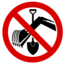 Pictograms aem prohibition of digging icon 64x64