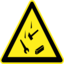 Pictograms hazard signs icon 64x64