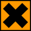 Pictograms hazard signs irritant icon 64x64