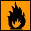 Pictograms hazard signs xtremely flammable icon 64x64