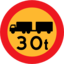 Pictograms road signs truck sign icon 64x64