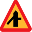 Pictograms road signs roadlayout sign icon 64x64
