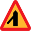 Pictograms road signs roadlayout sign icon 64x64