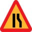 Pictograms road signs roadlayout sign icon 64x64