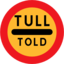 Pictograms road signs tull told sign icon 64x64