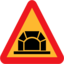 Pictograms road signs tunnel roadsign icon 64x64
