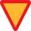 Pictograms road signs yield roadsign icon 64x64