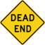 Road sign us dead end icon 64x64
