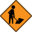 Road sign us mutcd construction icon 64x64