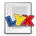 Application lyx icon