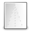 Text generic template icon