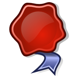 Application certificate icon 256x256