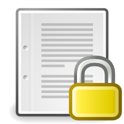 Application pgp encrypted icon 256x256