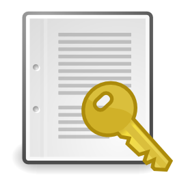 Application pgp keys icon 256x256