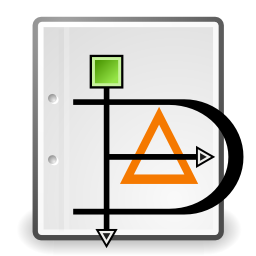 Application dia diagram icon 256x256
