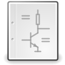 Application geda schematic icon 256x256