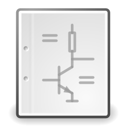 Application geda schematic icon 256x256
