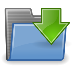 Folder downloads icon 256x256