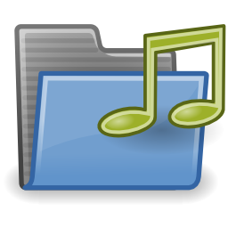 Folder sound icon 256x256