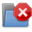 Folder forbidden icon 32x32