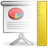 Office presentation template icon 48x48