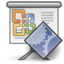 Application vnd ms powerpoint presentation macroenabled icon 64x64