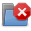 Folder forbidden icon 64x64