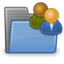 Folder user icon 64x64
