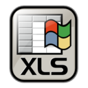 Application vnd ms excel icon