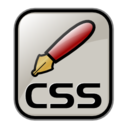 Text css icon 128x128